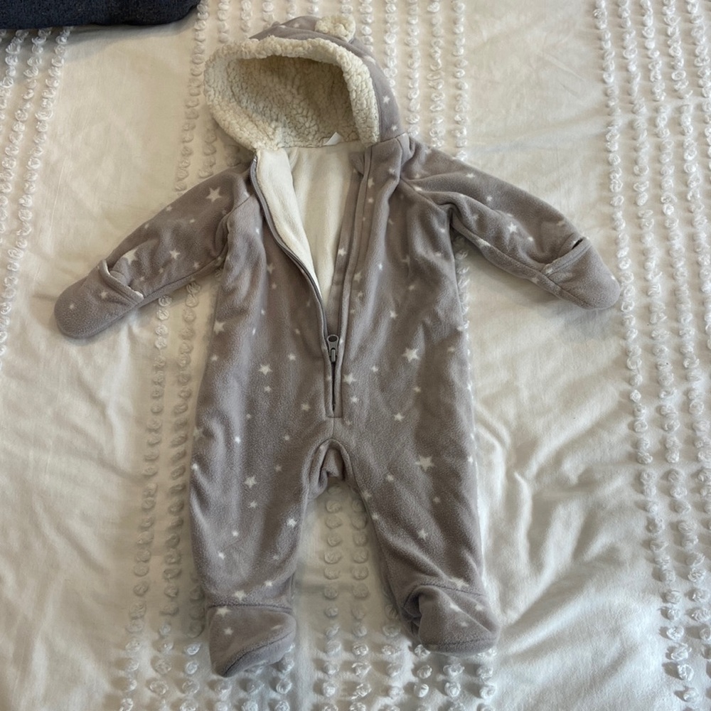 One piece fleece 3-6 month